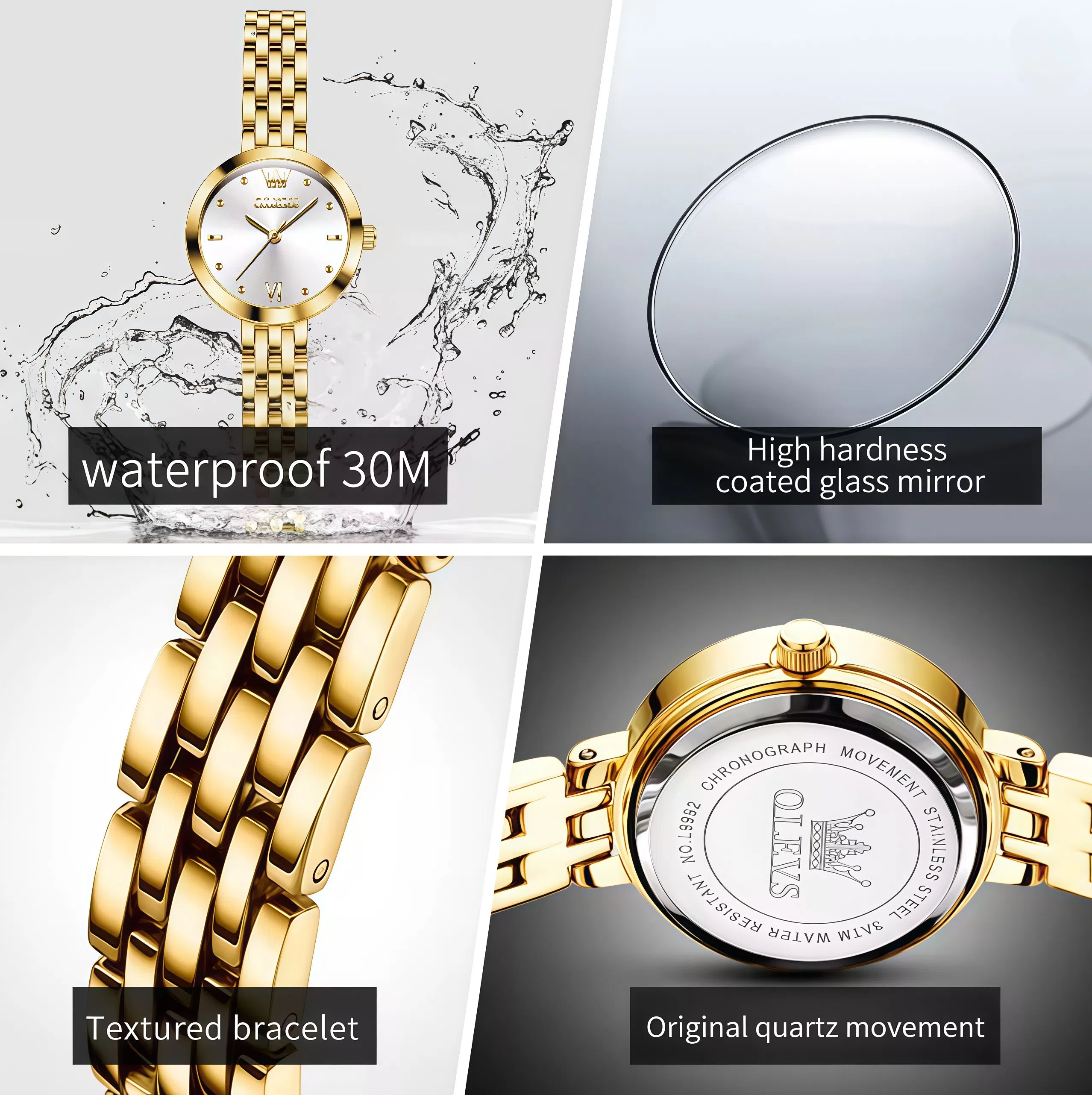 LEVS Luxury Women’s Quartz Watch