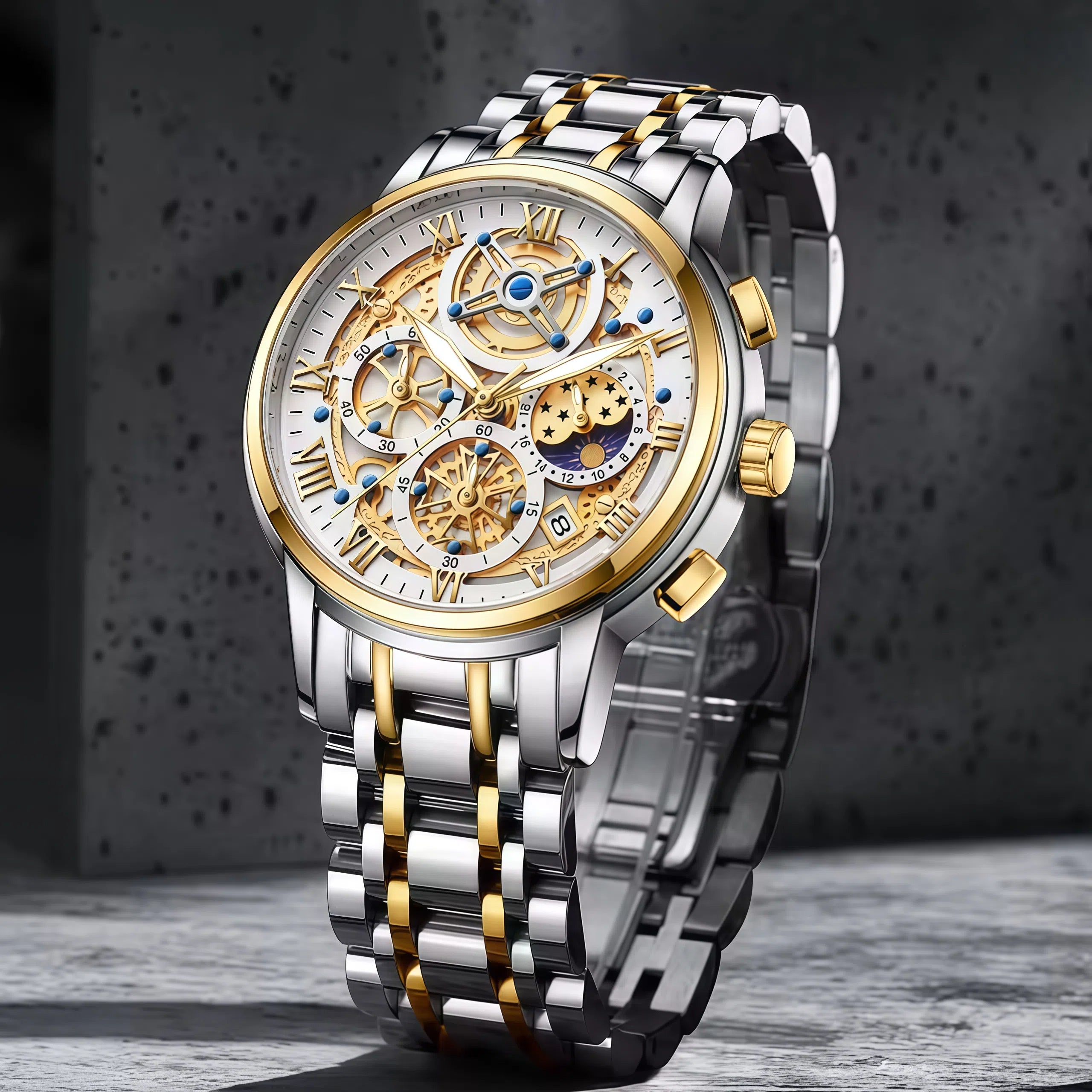 LIGE Luxury Skeleton