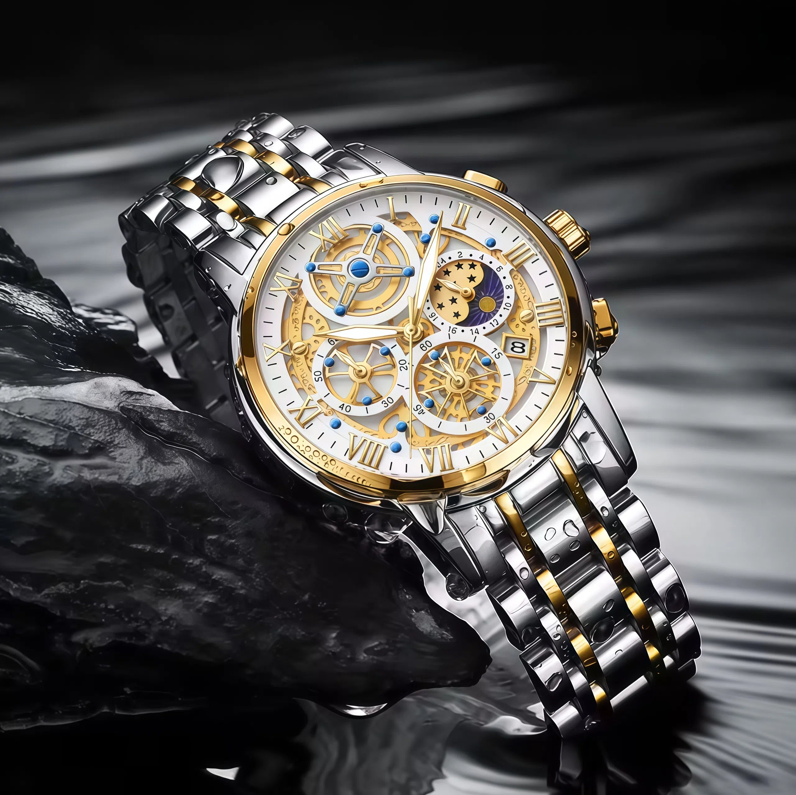 LIGE Luxury Skeleton