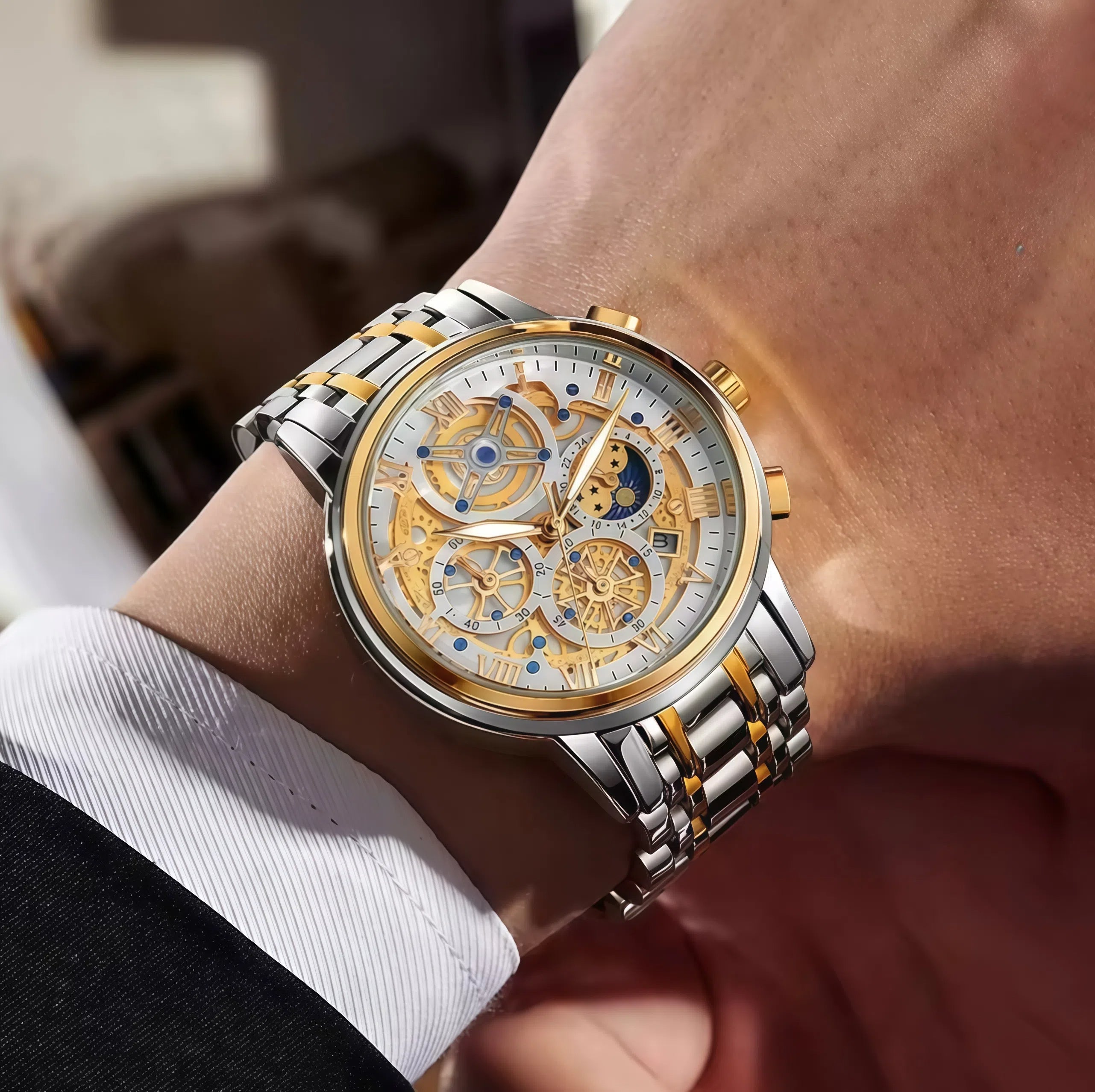 LIGE Luxury Skeleton