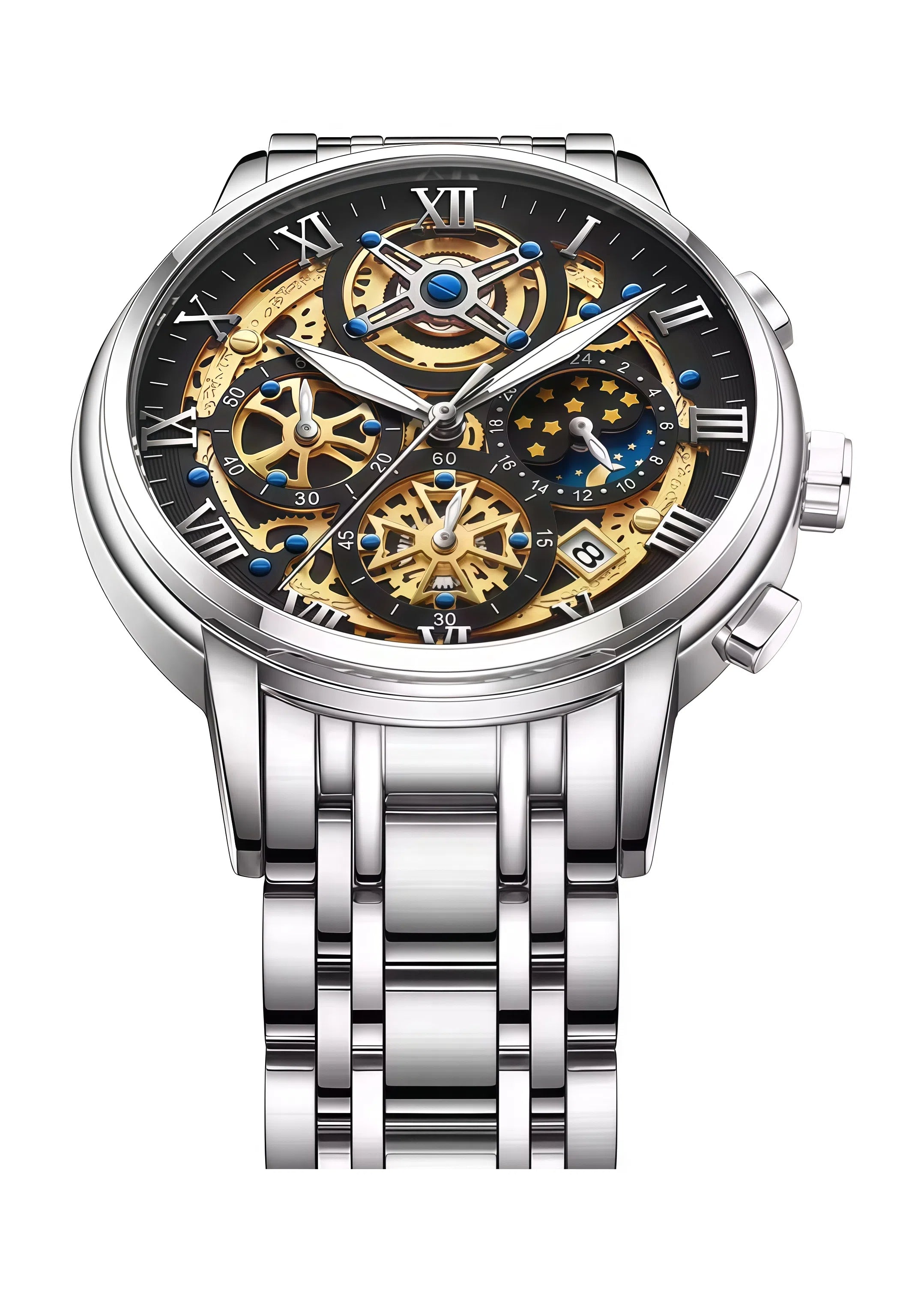 LIGE Luxury Skeleton