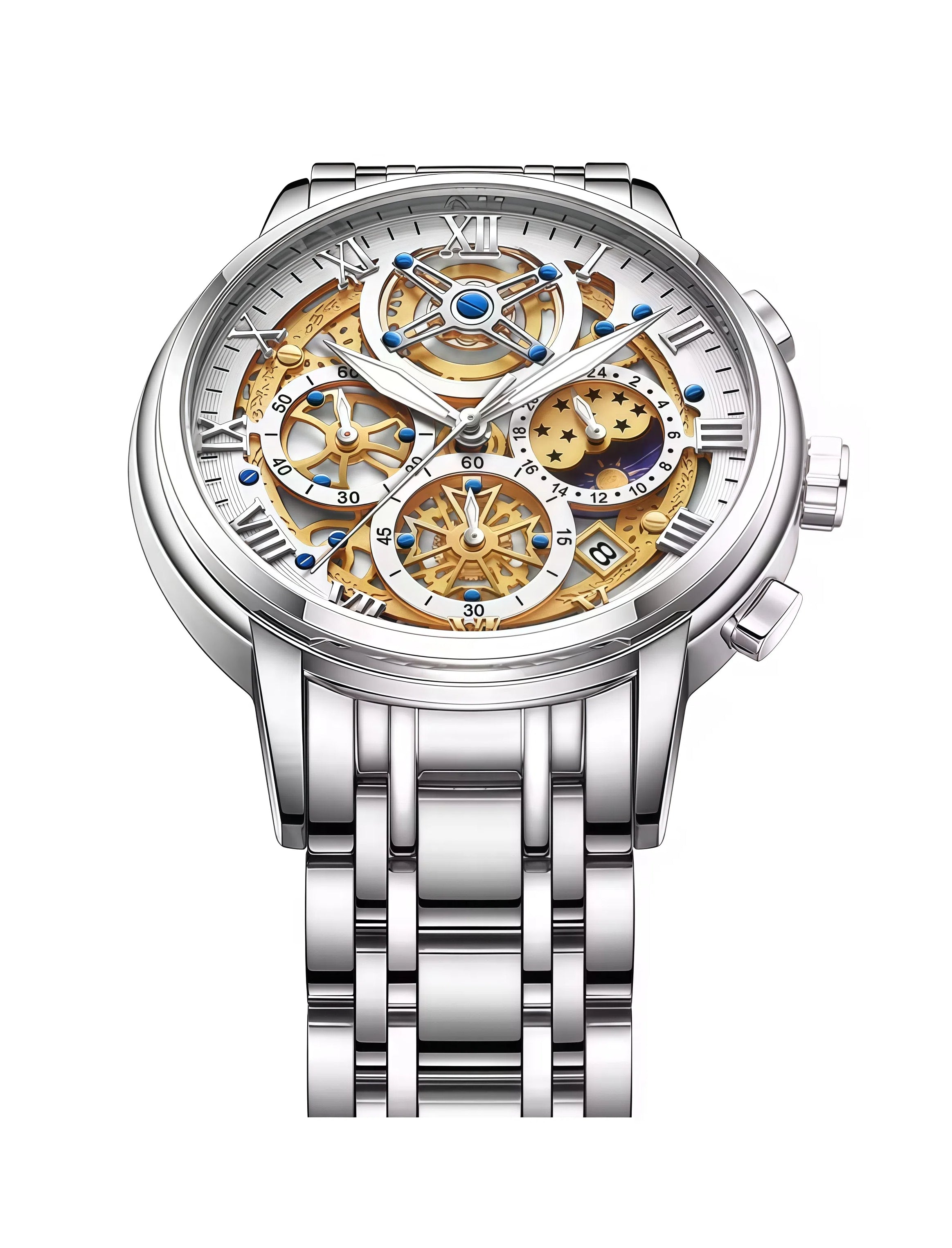 LIGE Luxury Skeleton
