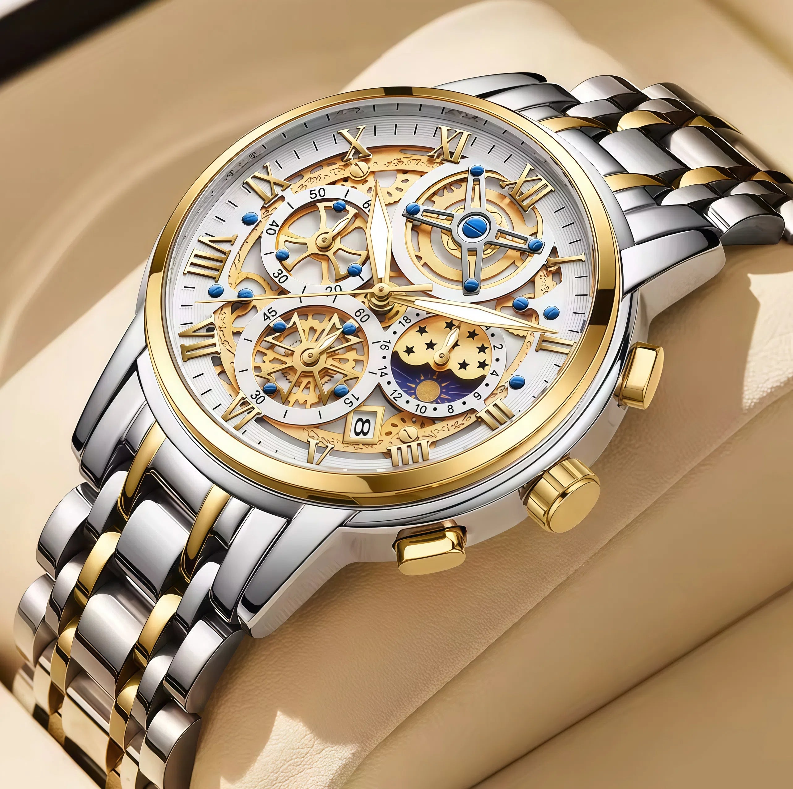 LIGE Luxury Skeleton